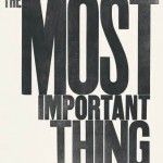 the most important thing